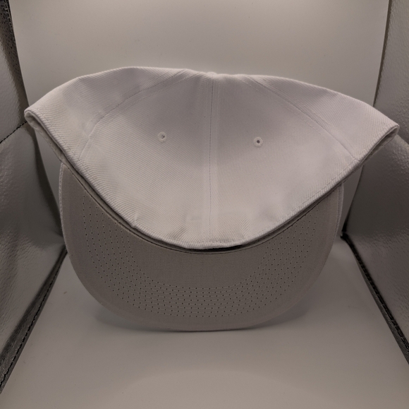 White Fitted Cap - Picture 2 of 2
